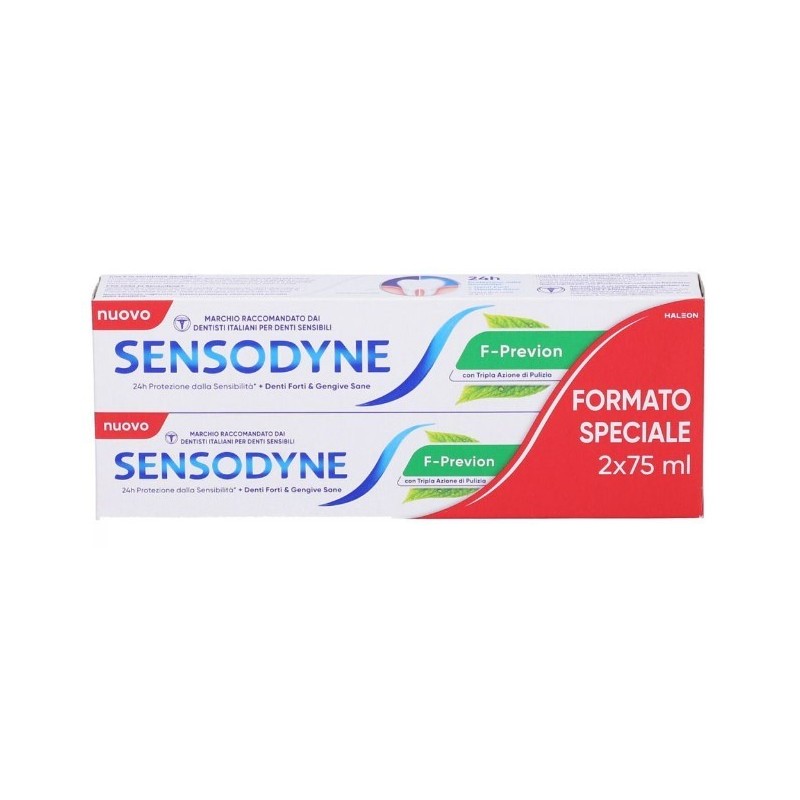 Sensodyne fresh mint tooth 2 pezzi da 75 ml