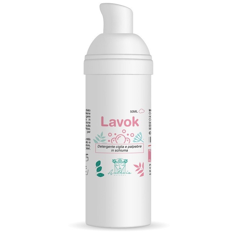 Lavok detergente ciglia & palpebre in schiuma 50 g