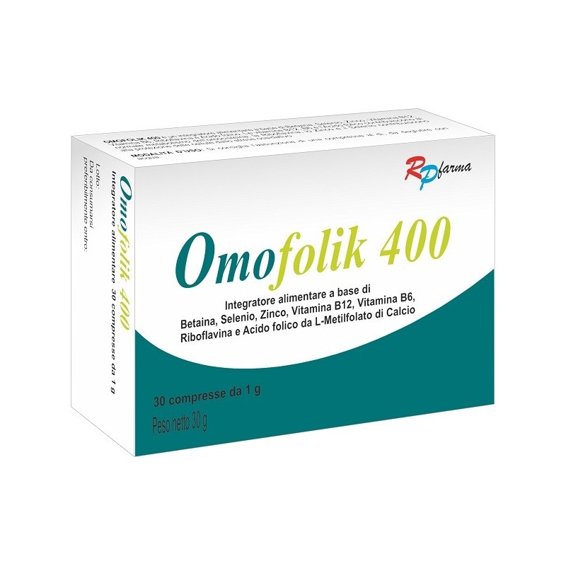 Omofolik 400 30 compresse