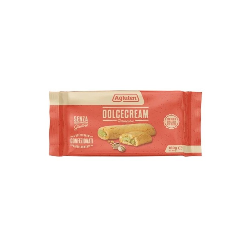 Agluten dolcecream pistacchio 4 x 40 g Agluten dolcecream pistacchio 4 x 40 g