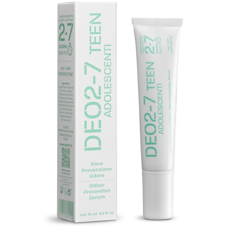 Deo 2-7 teen siero prevenzione odore adolescenti 15 ml