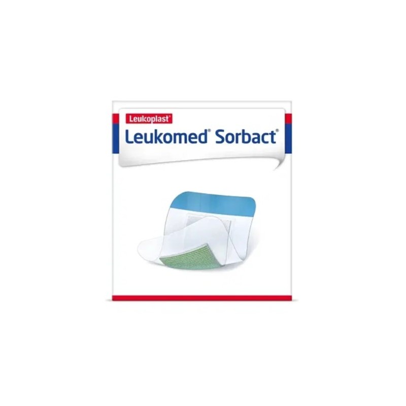 Leukomed sorbact medicazione 5x7,2 cm 3 pezzi