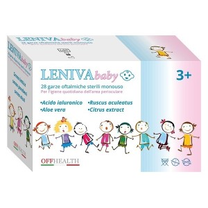 Leniva baby garze oftalmiche 28 pezzi
