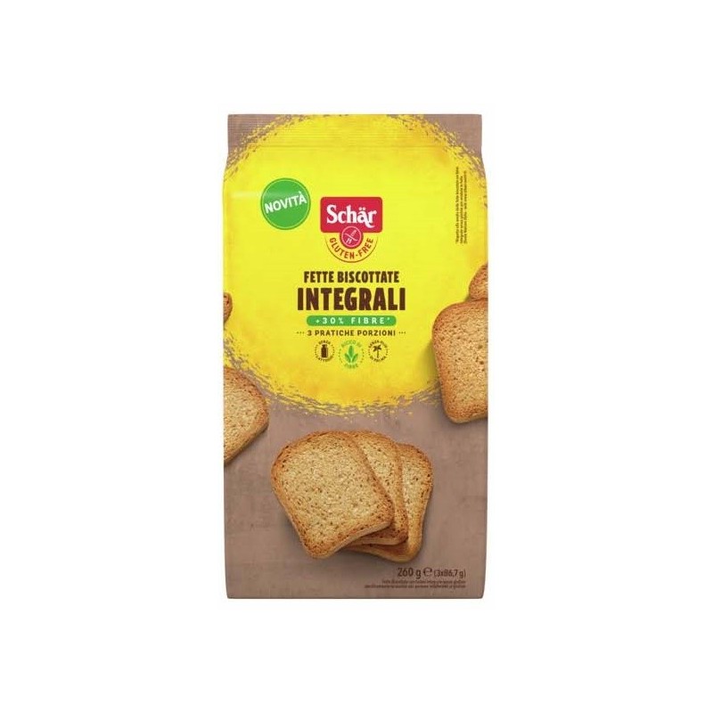 Schar fette biscottate integrali 260 g Schar fette biscottate integrali 260 g