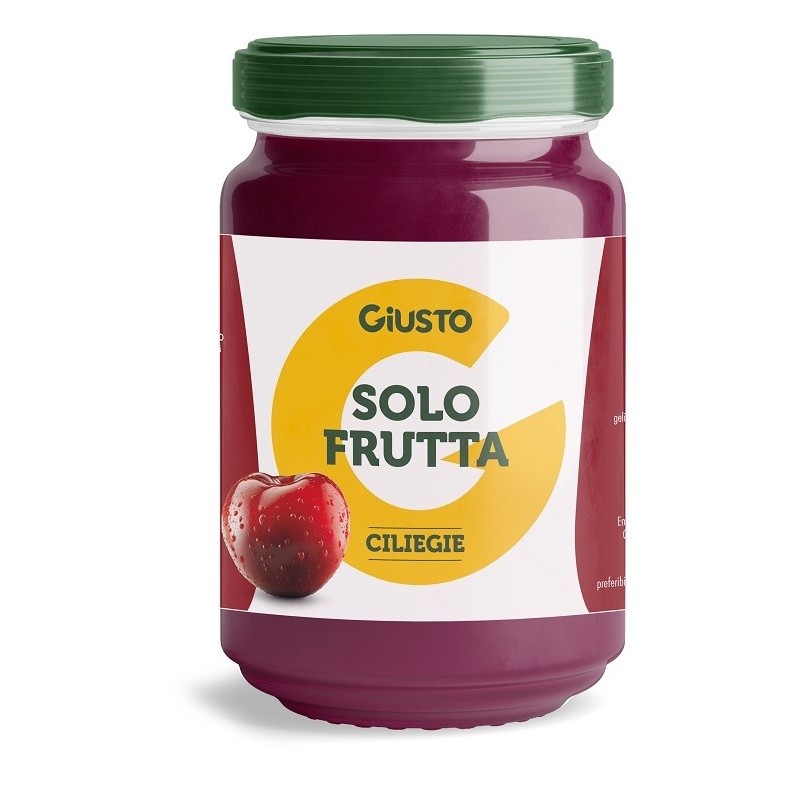 Giusto solo frutta confettura ciliegie 220 g