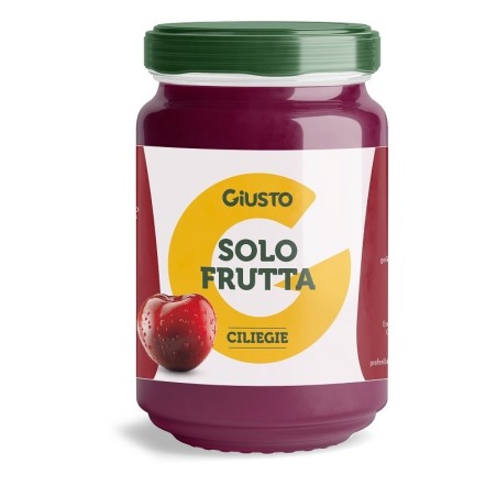 Giusto solo frutta confettura ciliegie 220 g
