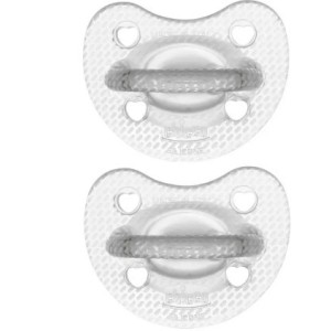 Chicco gommotto silicone crystal 2-6 mesi 2 pezzi