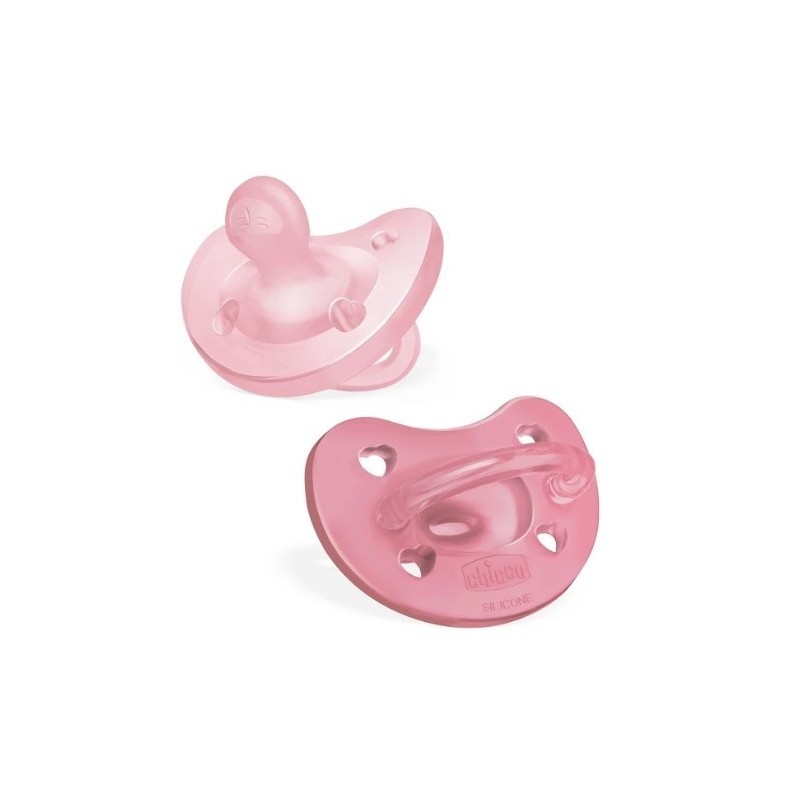 Chicco gommotto silicone rosa 6-16 mesi 2 pezzi Chicco gommotto silicone rosa 6-16 mesi 2 pezzi