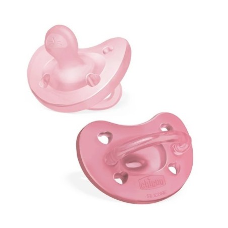 Chicco gommotto silicone rosa 6-16 mesi 2 pezzi Chicco gommotto silicone rosa 6-16 mesi 2 pezzi
