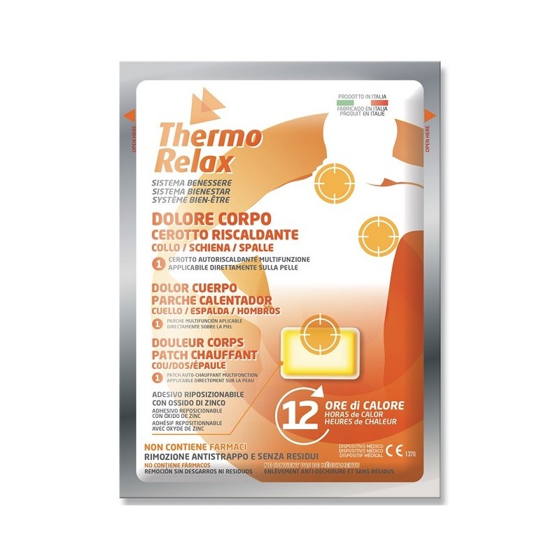Cerotto riscaldante dolore corpo thermorelax