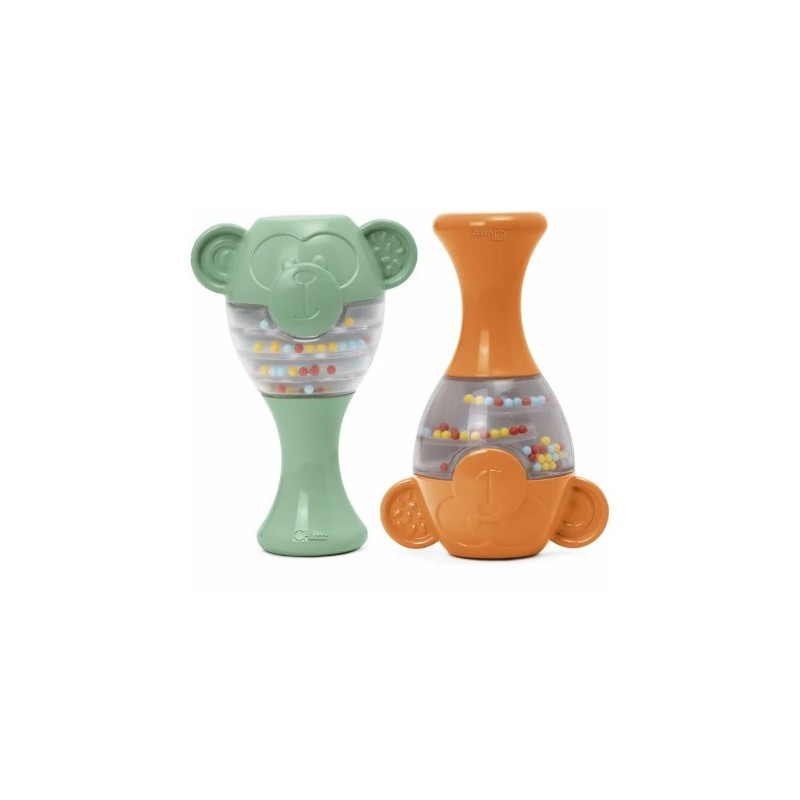 Chicco gioco eco + maracas scimmie