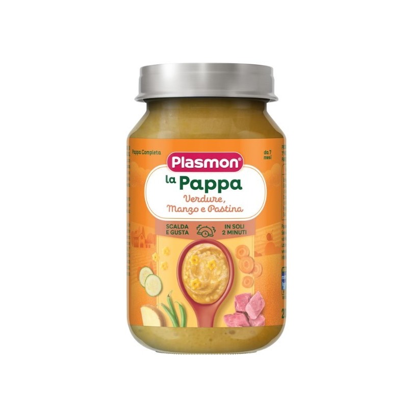 Plasmon la pappa verdure manzo e pastina 200 g