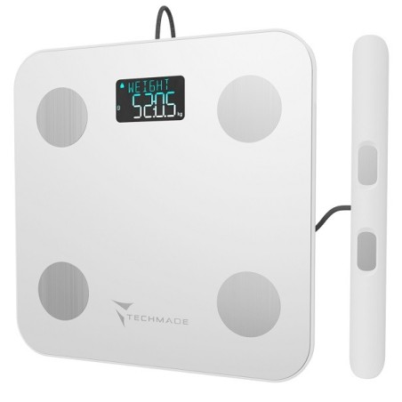 Techmade bilancia body fat con elettrodi tm-scale2 Techmade bilancia body fat con elettrodi tm-scale2