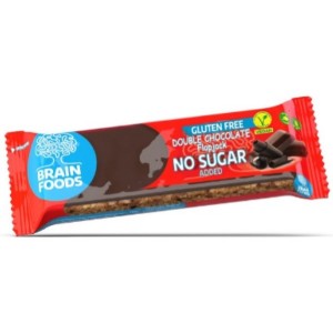 Brain foods barretta doppio cioccolato senza glutine 70 g