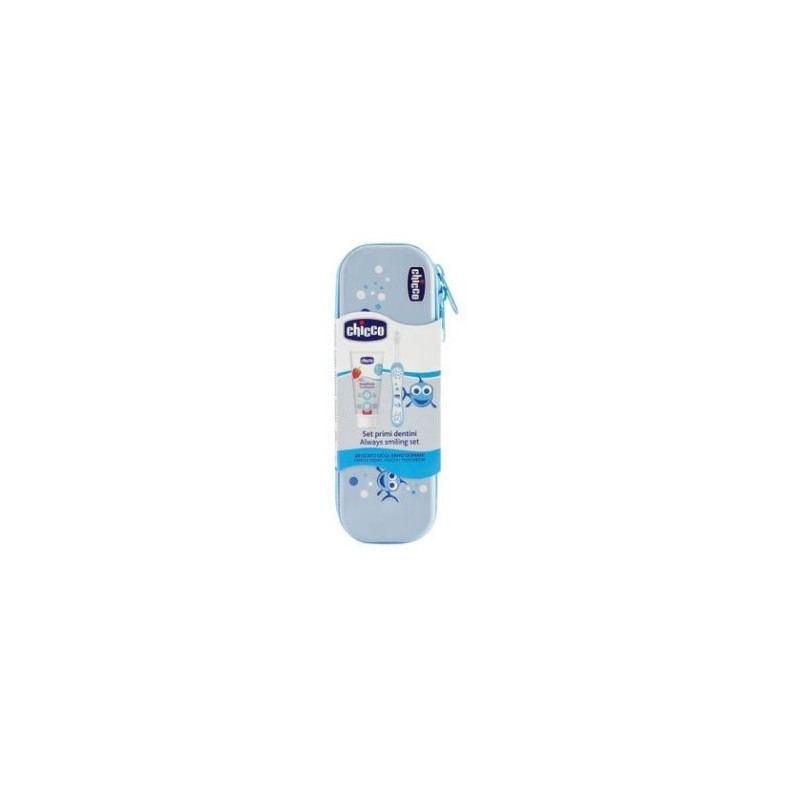 Chicco set dentale 6 mesi+ azzurro