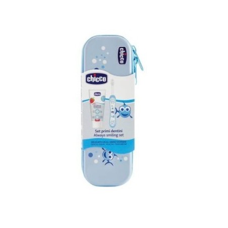 Chicco set dentale 6 mesi+ azzurro