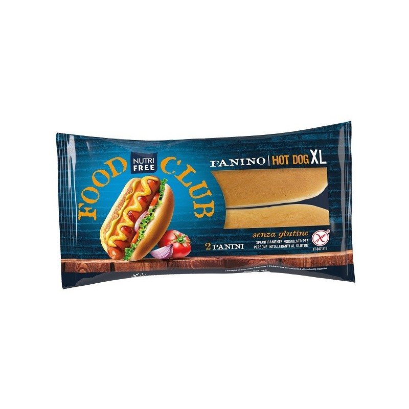 Nutrifree panino hot dog xl 2 pezzi da 65 g