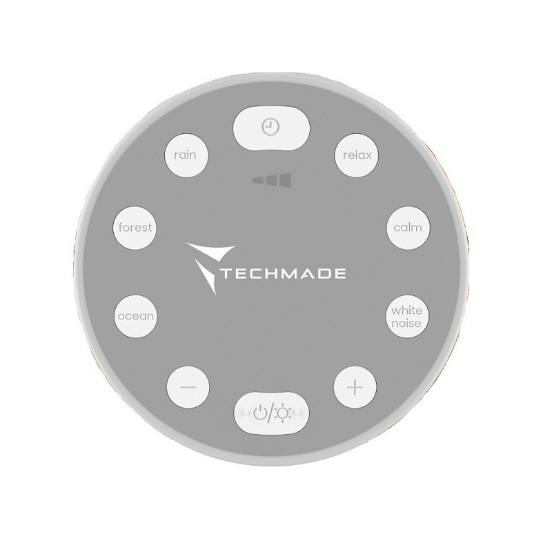 Techmade speaker suoni bianchi con led anti-stress per bambini e adulti