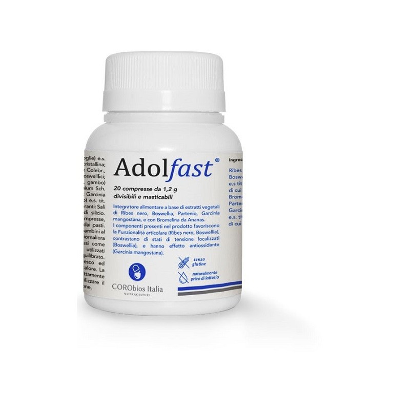 Adolfast 20 compresse masticabili in flacone Adolfast 20 compresse masticabili in flacone
