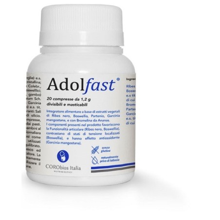 Adolfast 20 compresse masticabili in flacone Adolfast 20 compresse masticabili in flacone