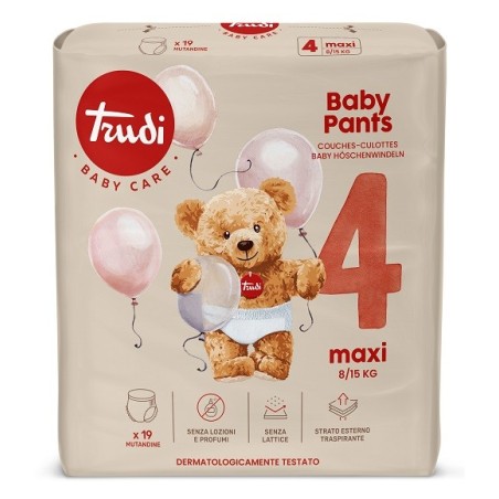 Trudi baby pants maxi 8/15 kg 19 pezzi