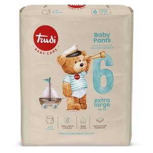 Trudi baby care pants extra large 15+ kg 17 pezzi