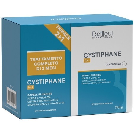 Cystiphane tripack 2+1 3 confezioni da 120 compresse Cystiphane tripack 2+1 3 confezioni da 120 compresse
