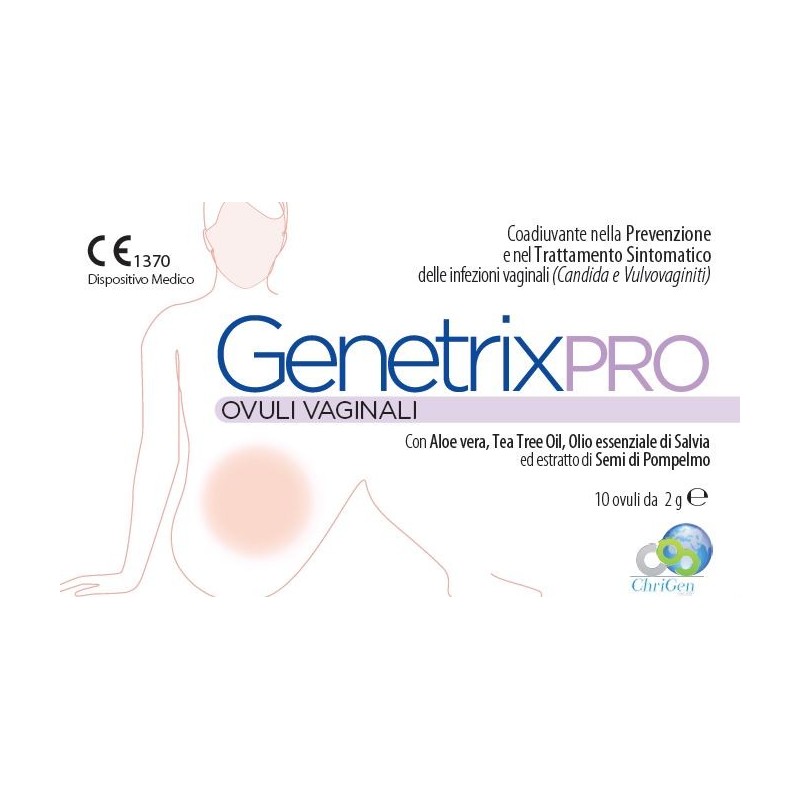 Genetrix pro 10 ovuli vaginali 2 g