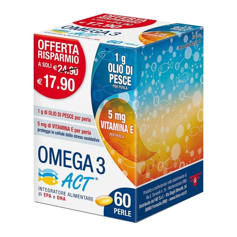 Omega 3 act 1g 60 perle