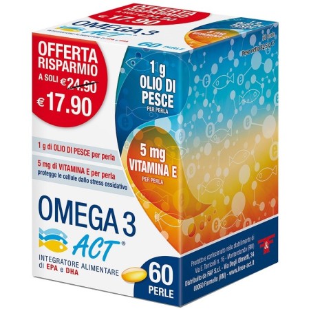Omega 3 act 1g 60 perle