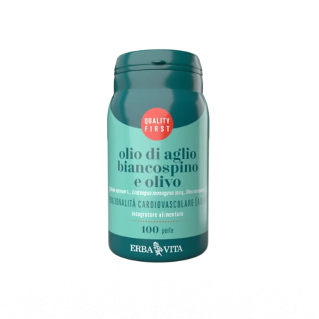 Olio di aglio biancospino e olivo 100 perle Olio di aglio biancospino e olivo 100 perle