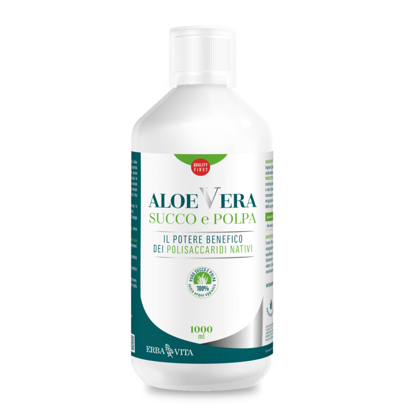 Aloe vera succo e polpa 1000 ml