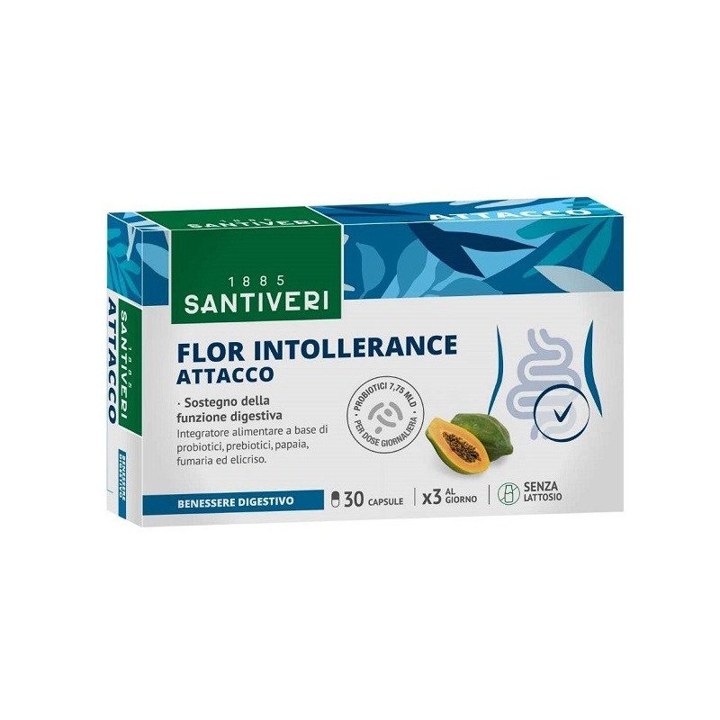 Flor intollerance attacco 30 capsule