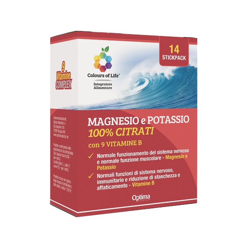 Magnesio potassio vit b 14 stick Magnesio potassio vit b 14 stick