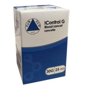 Lancette pungidito icontrol g 25 pezzi