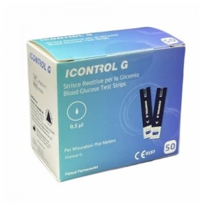Strisce misurazione glicemia icontrol g 50 pezzi