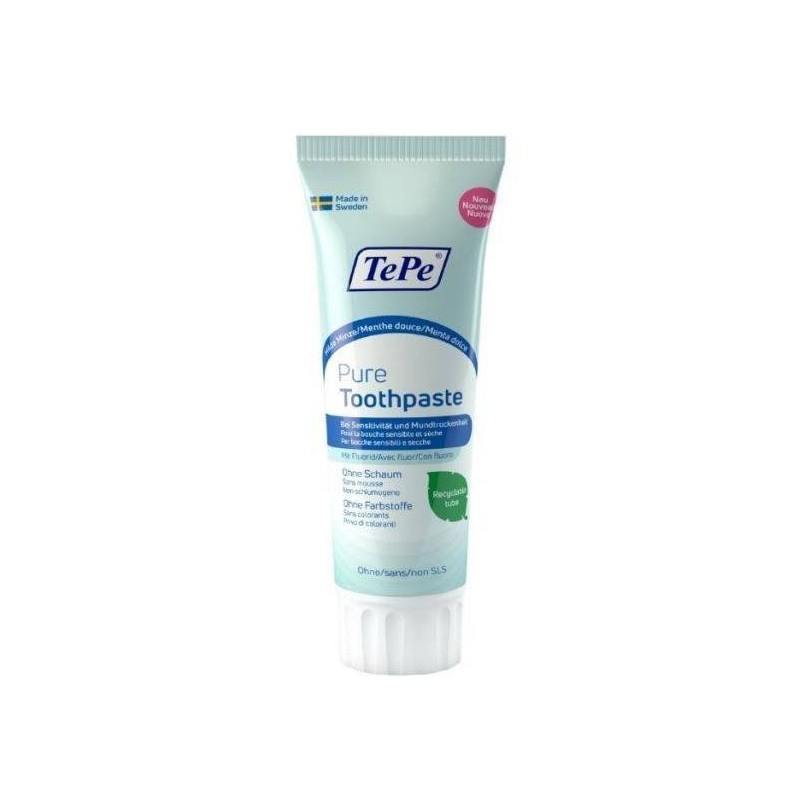 Tepe pure menta piperita delicata dentifricio 75 ml