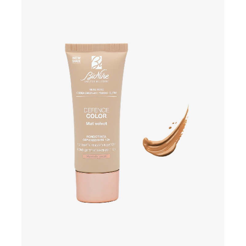 Defence color mat velvet fondotinta n406 miel cannelle
