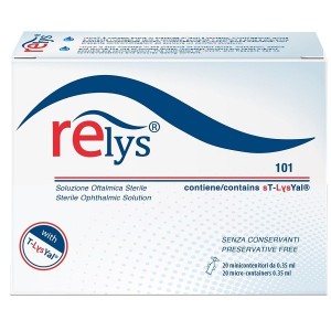 Relys monodose soluzione oftalmica 20 minicontenitori da 0,35 ml senza conservanti