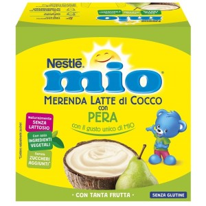Mio merenda latte cocco con pera 4 pezzi