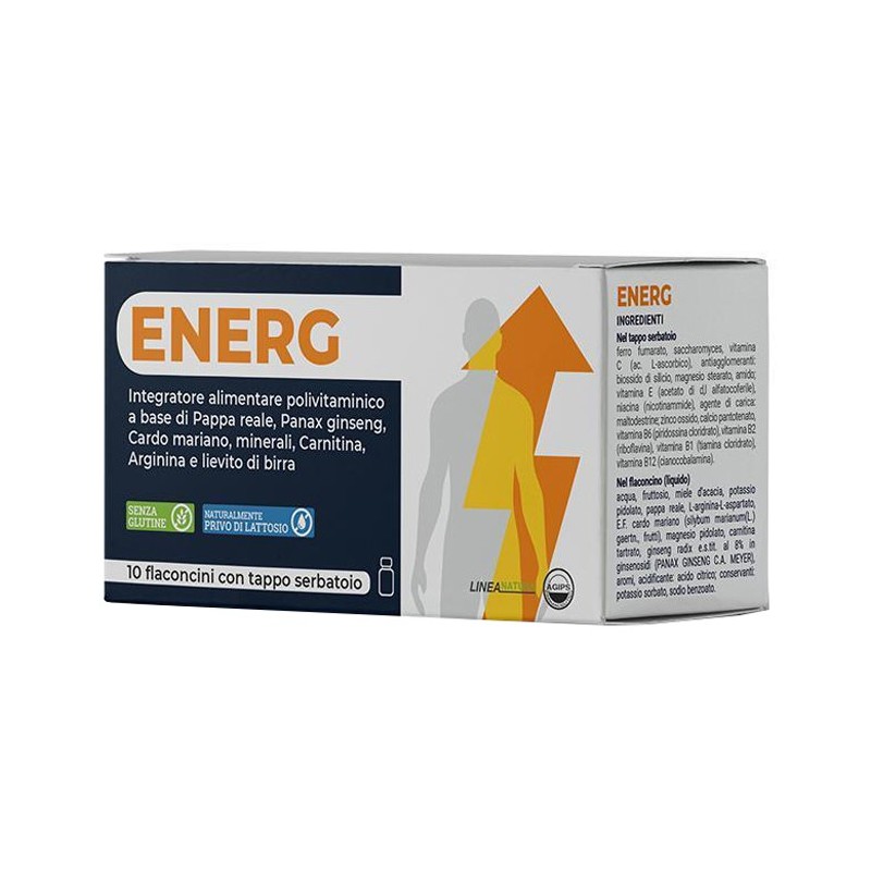 Energ 10 flaconcini 10 ml con tappo serbatoio
