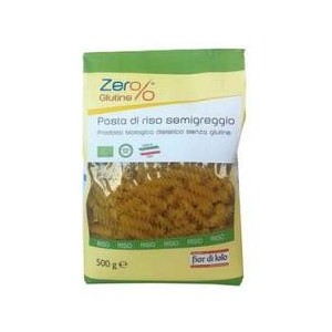Zero% glutine fusilli di riso integrale senza glutine bio 500 g