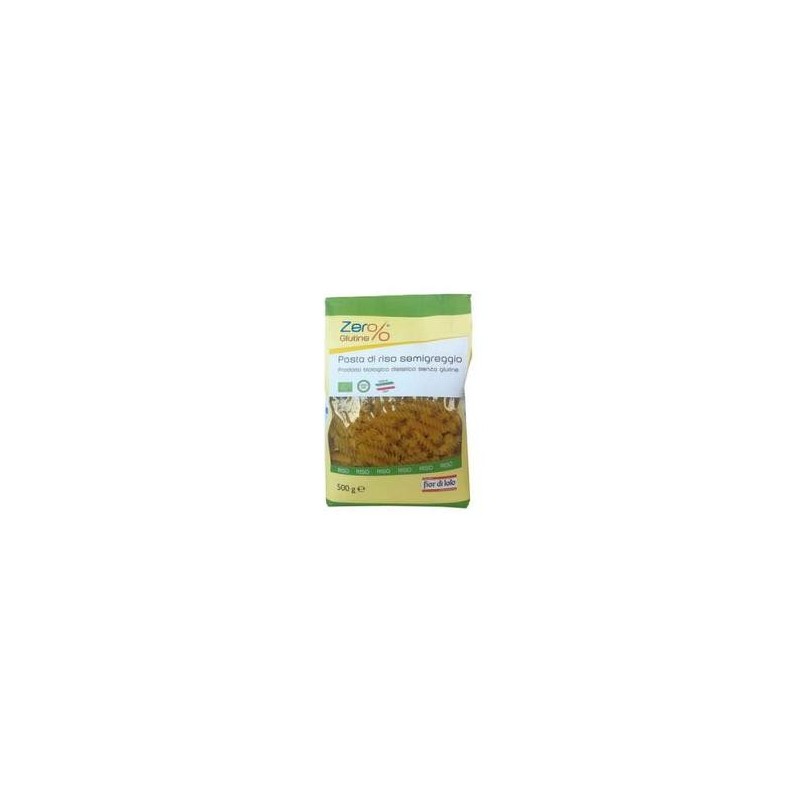 Zero% glutine fusilli di riso integrale senza glutine bio 500 g