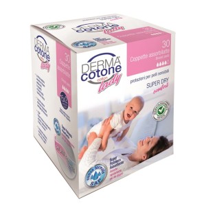 Dermacotone coppetta assorbilatte 30 pezzi