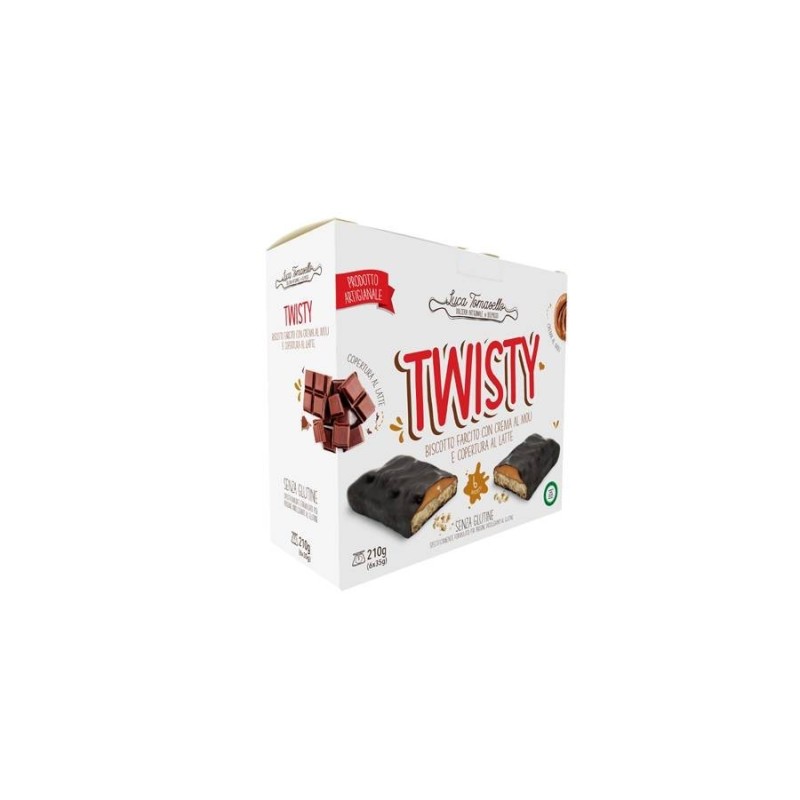Twisty biscotto con crema mou rb senza glutine 210 g