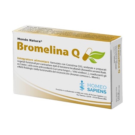 Bromelina q mondo natura 30 compresse