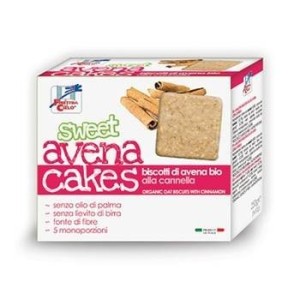 Fsc sweet avena cakes biscotti di avena alla cannella bio senza lievito di birra senza latte con olio di girasole senz aolio di 