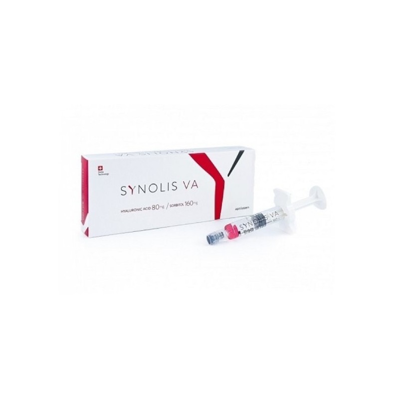 Synolis v-a soluzione iniettabile viscoelastica isotonica insiringa preriempita di sodio ialuronato 80mg e sorbitolo 160mg capac