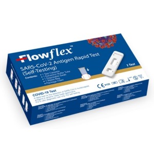 Test antigenico rapido covid-19 flowflex autodiagnostico determinazione qualitativa antigeni sars-cov-2 in tamponi nasali median