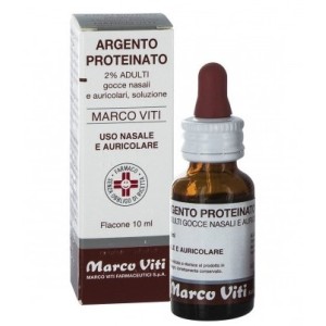 Argento proteinato (marco viti) ad gocce orl 10 ml 2%